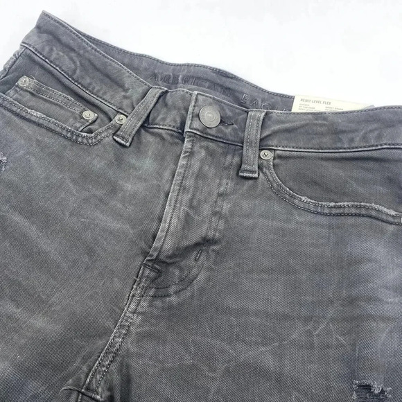 NWT American Eagle AE Next Level Stretch FLEX Bermuda Denim Jean Short 26 - Picture 4 of 9
